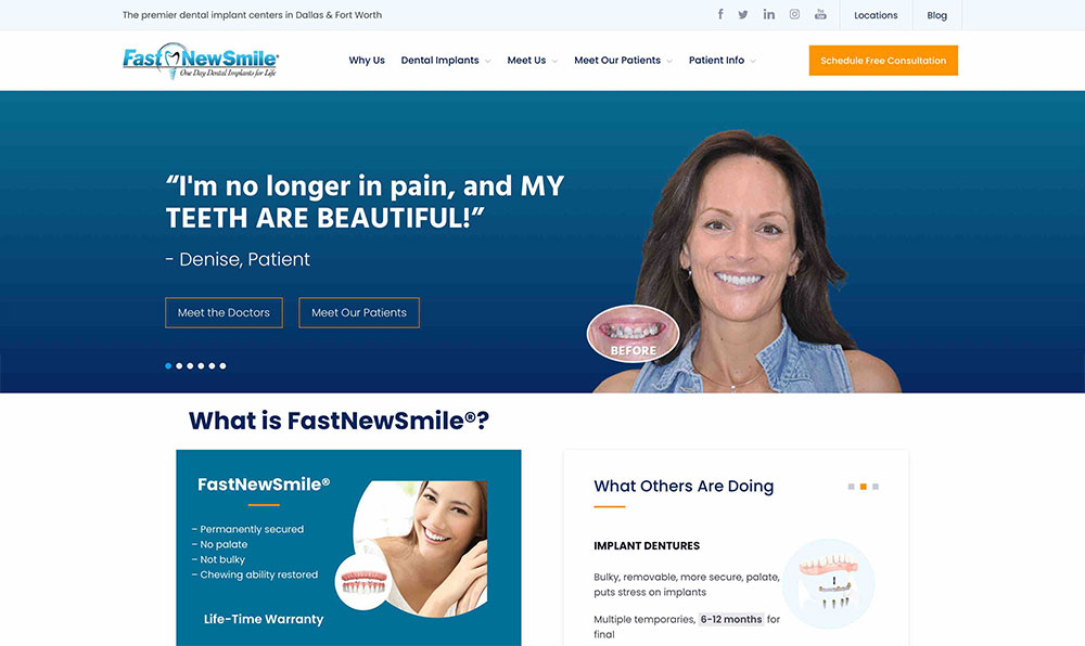 FastNewSmile® - Home Page 1