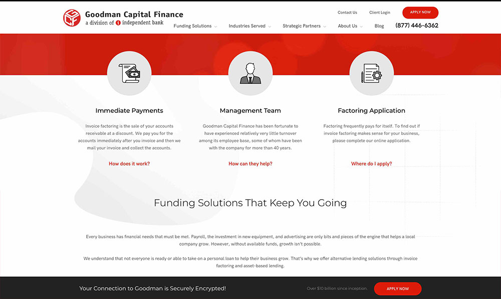 Goodman Capital Finance Homepage Image 2